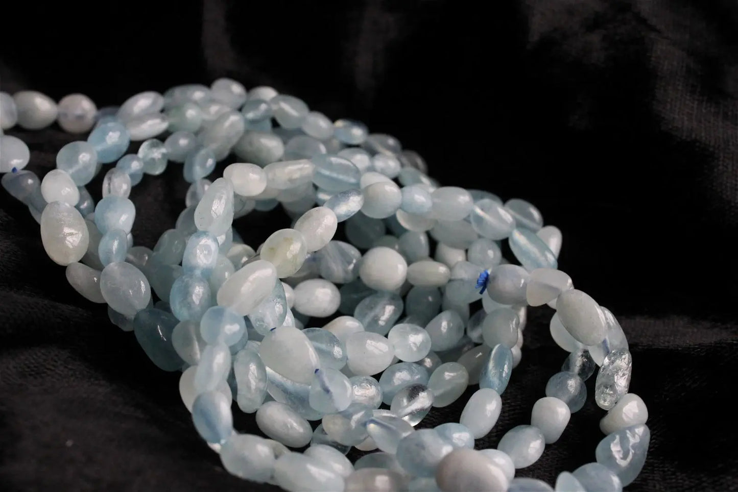 1 Bracelet en aigue marine 16 cm - Aurore Lune