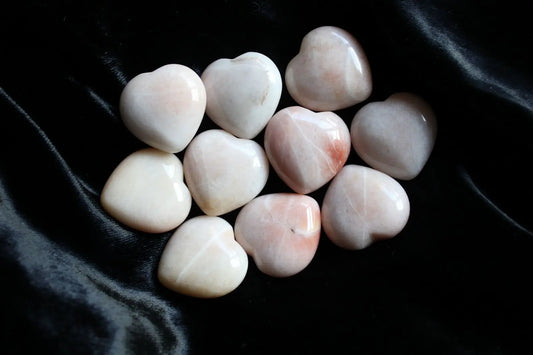 1 Coeur en jade - Aurore Lune