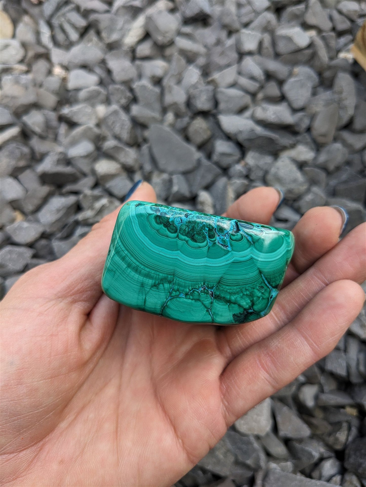 1 Malachite chrysocolle à poser - Aurore Lune