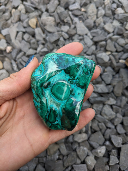 1 Malachite chrysocolle à poser - Aurore Lune