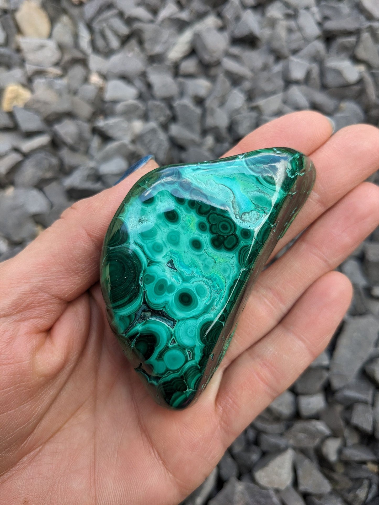 1 Malachite chrysocolle à poser - Aurore Lune