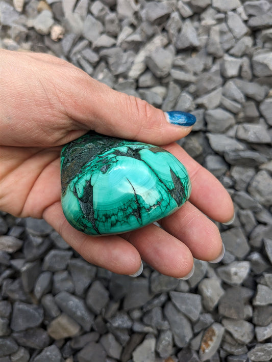 1 Malachite chrysocolle à poser - Aurore Lune