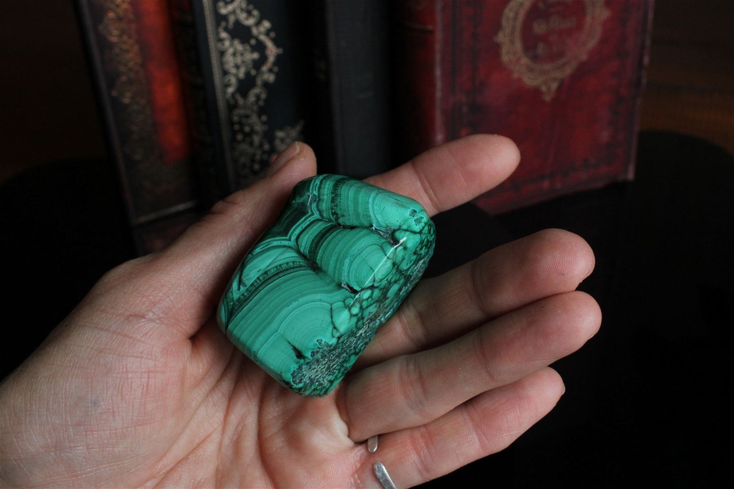 1 Malachite chrysocolle à poser 5.5 cm - Aurore Lune