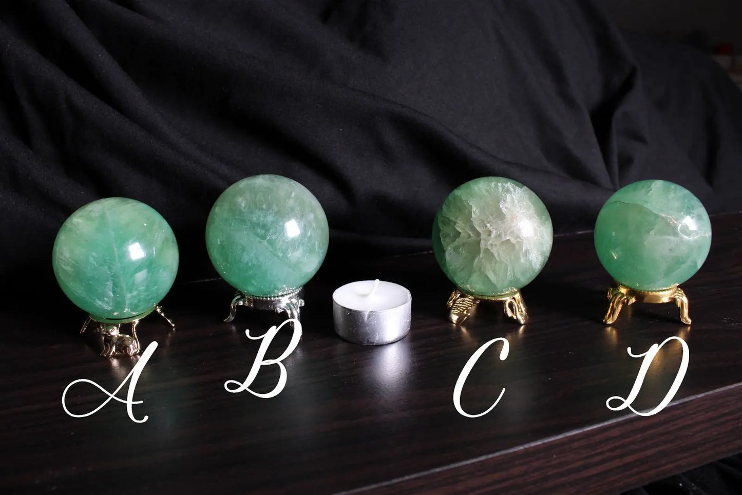 1 Sphère de fluorite AU CHOIX - Aurore Lune
