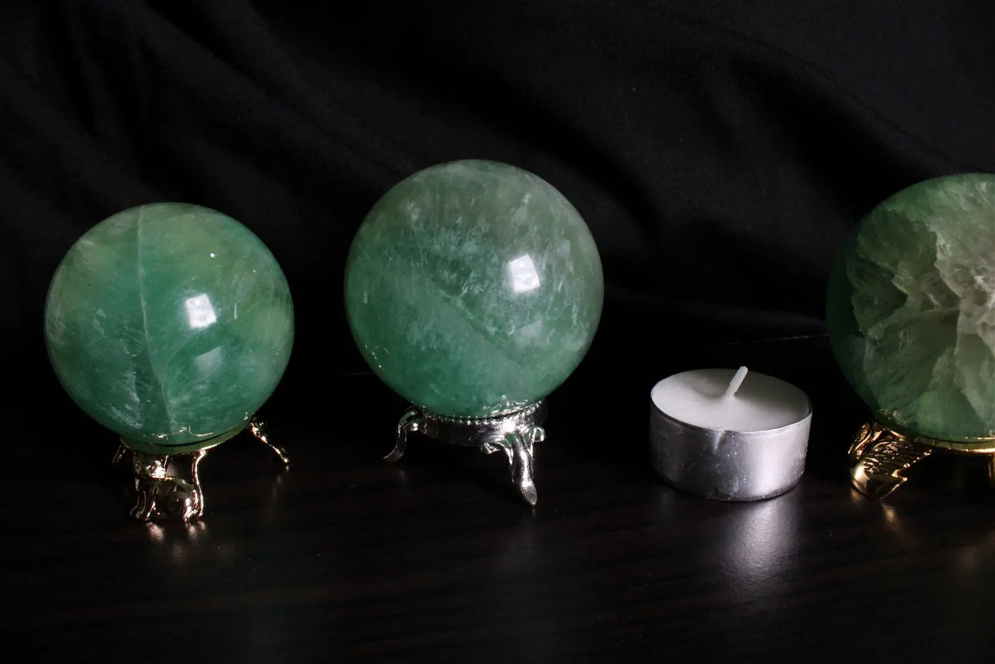 1 Sphère de fluorite AU CHOIX - Aurore Lune