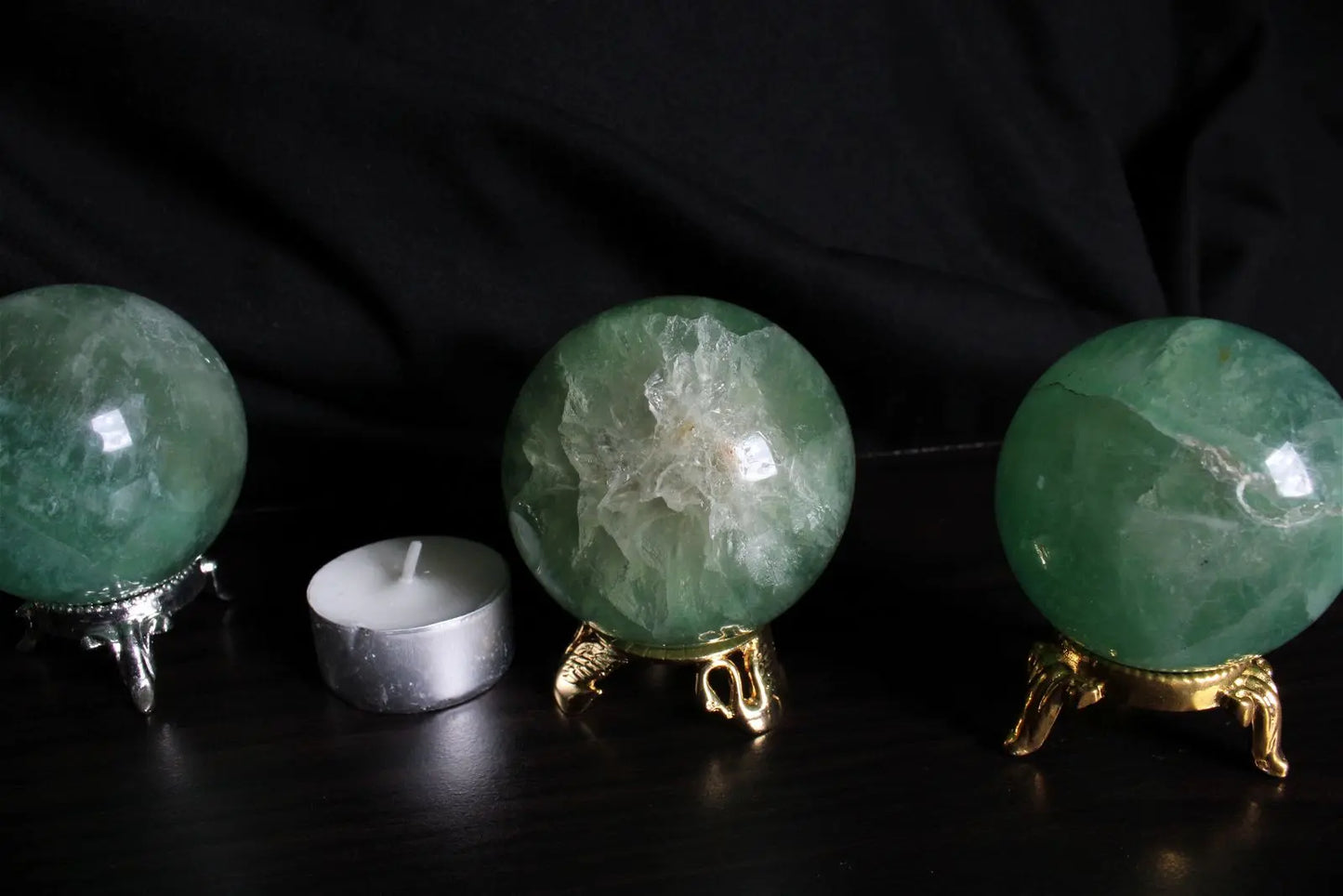 1 Sphère de fluorite AU CHOIX - Aurore Lune