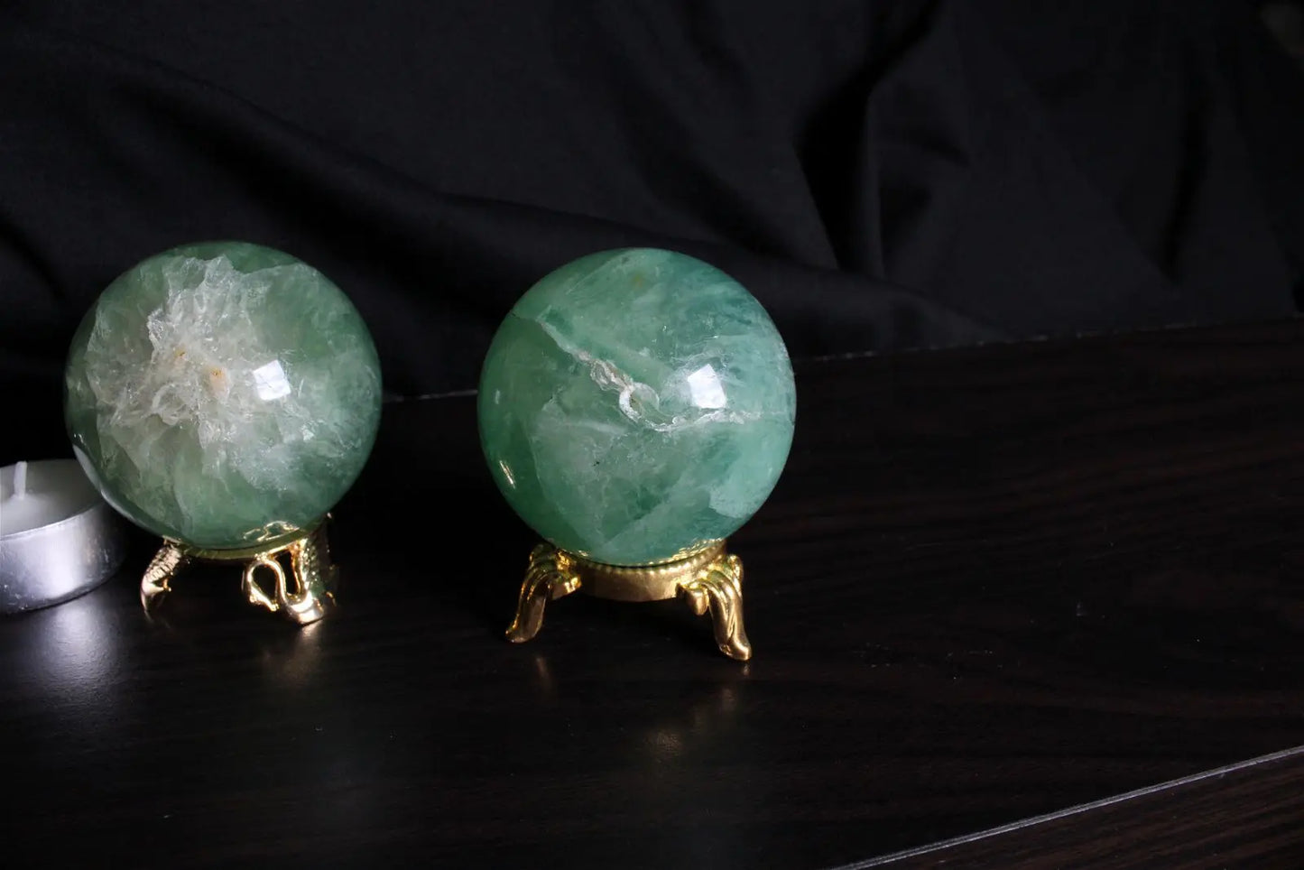 1 Sphère de fluorite AU CHOIX - Aurore Lune