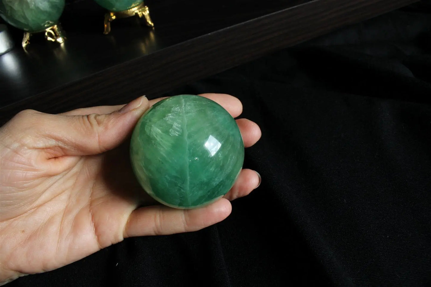 1 Sphère de fluorite AU CHOIX - Aurore Lune