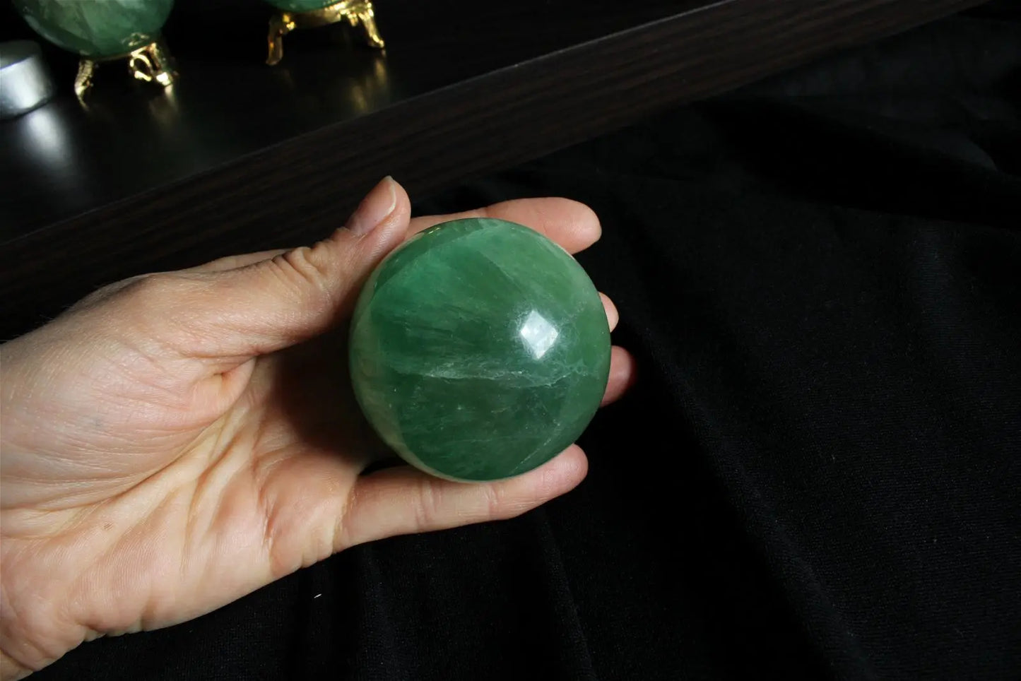 1 Sphère de fluorite AU CHOIX - Aurore Lune