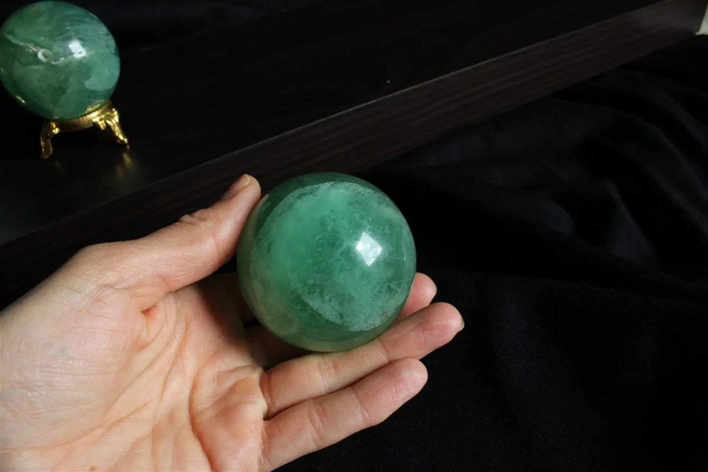 1 Sphère de fluorite AU CHOIX - Aurore Lune