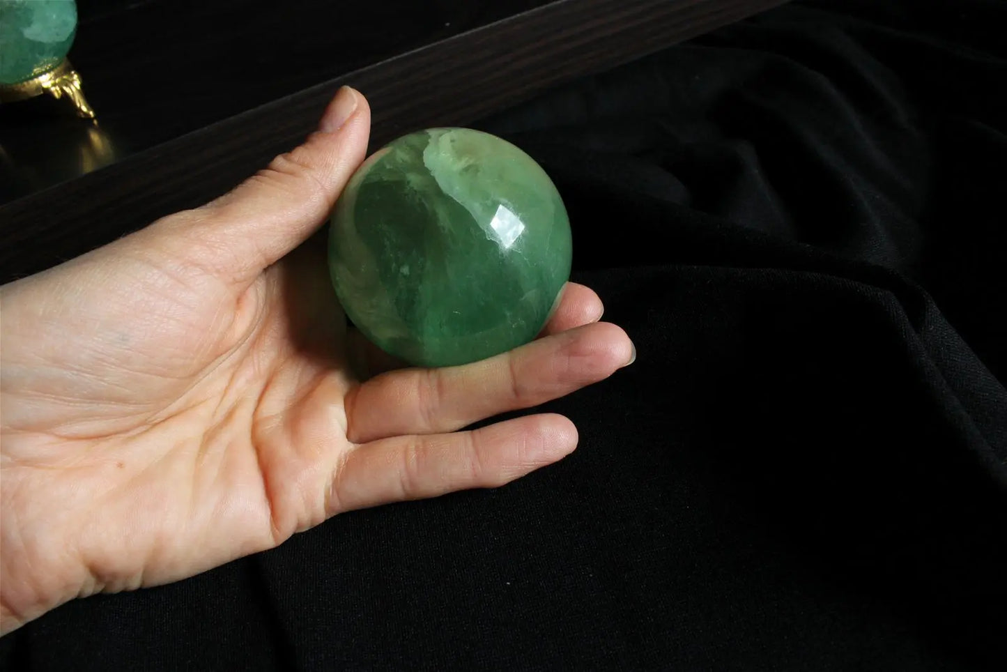 1 Sphère de fluorite AU CHOIX - Aurore Lune