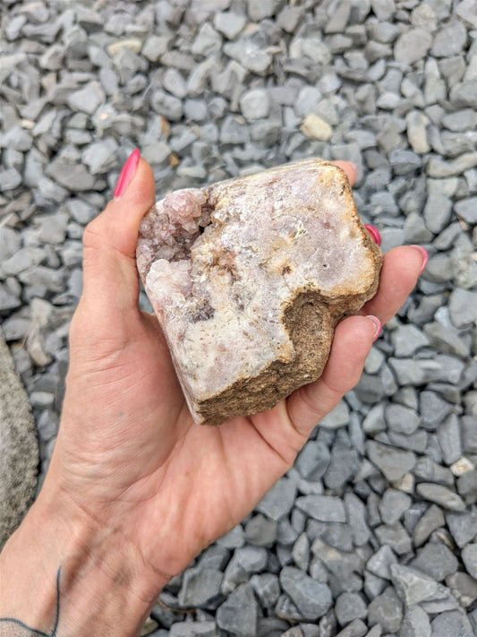 1 améthyste rose - Aurore Lune