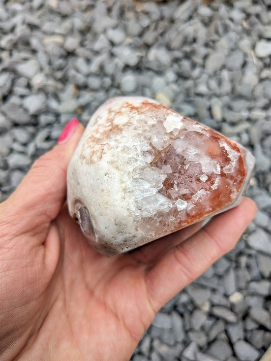 1 améthyste rose - Aurore Lune