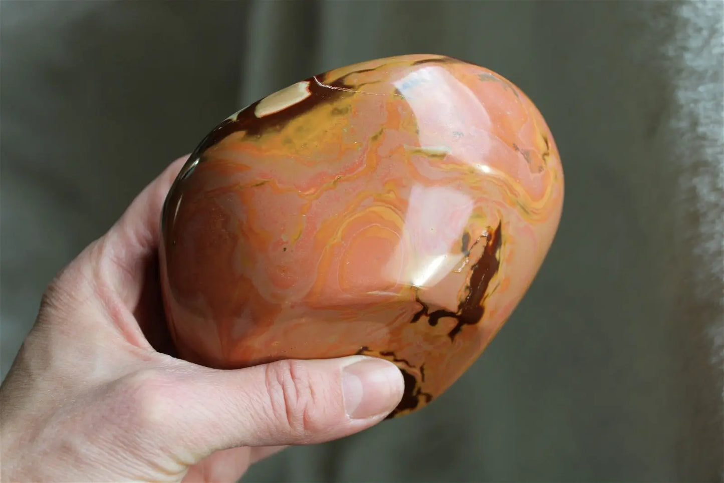 1 bol en jaspe polychrome - Aurore Lune