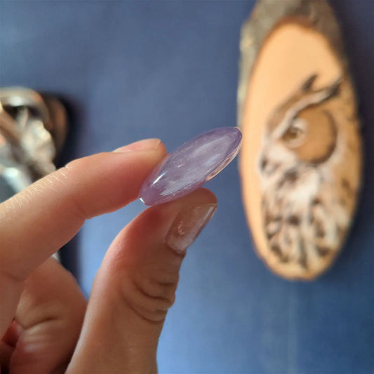 1 cabochon chat en améthyste - Aurore Lune