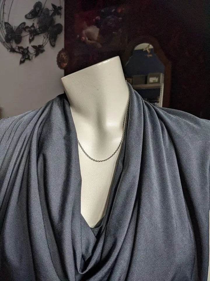 1 chaîne pour collier en acier inoxydable 44cm environ - Aurore Lune