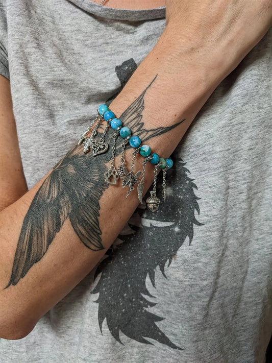 1 charm pour bracelet - Aurore Lune