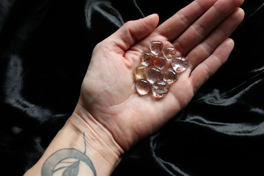 1 coeur de quartz lodolite - Aurore Lune