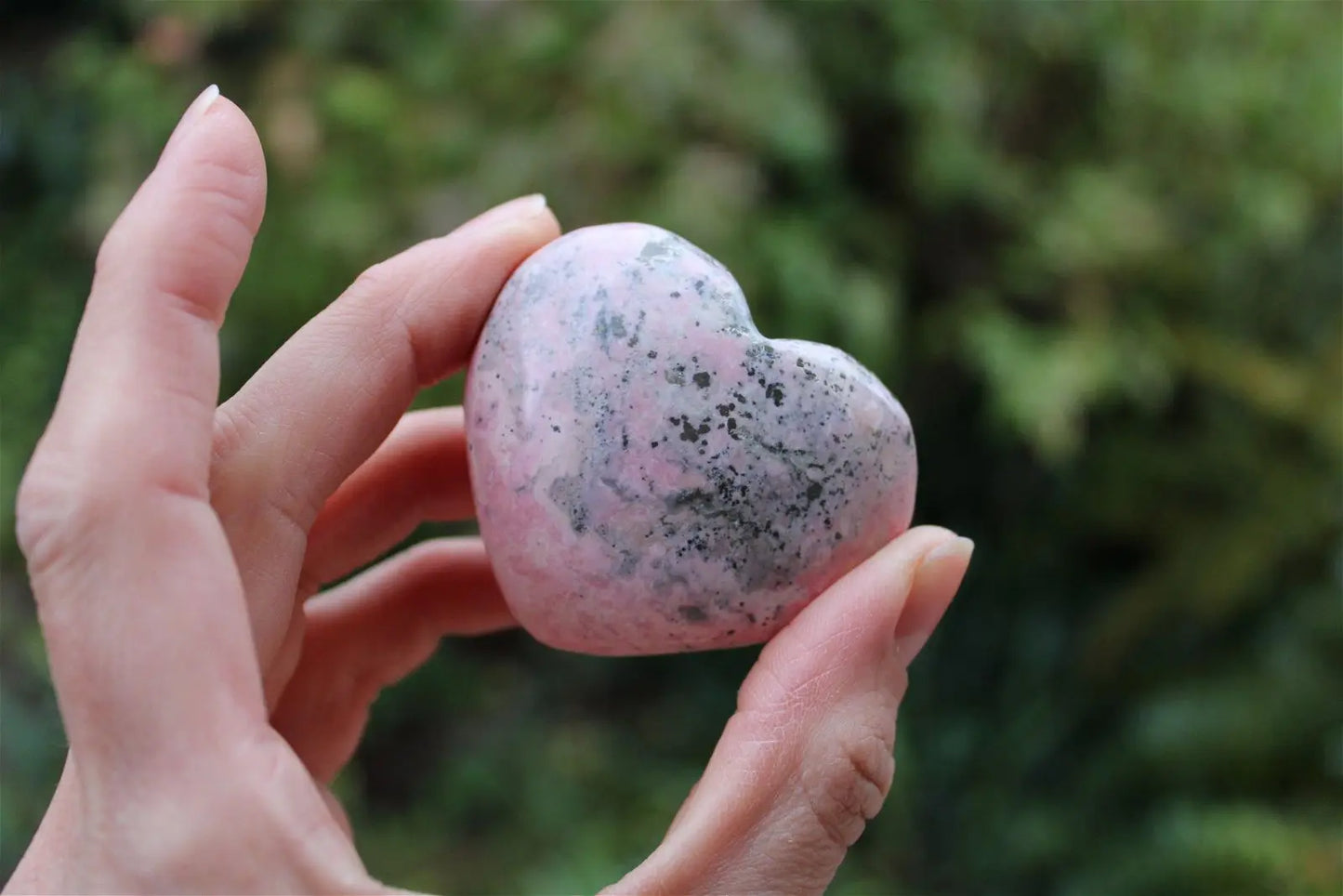 1 coeur rhodochrosite du Pérou photos contractuelles - Aurore Lune