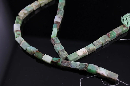 1 fil de perles en chrysoprase photo contractuelle - Aurore Lune