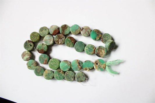 1 fil de perles en chrysoprase photo contractuelle - Aurore Lune