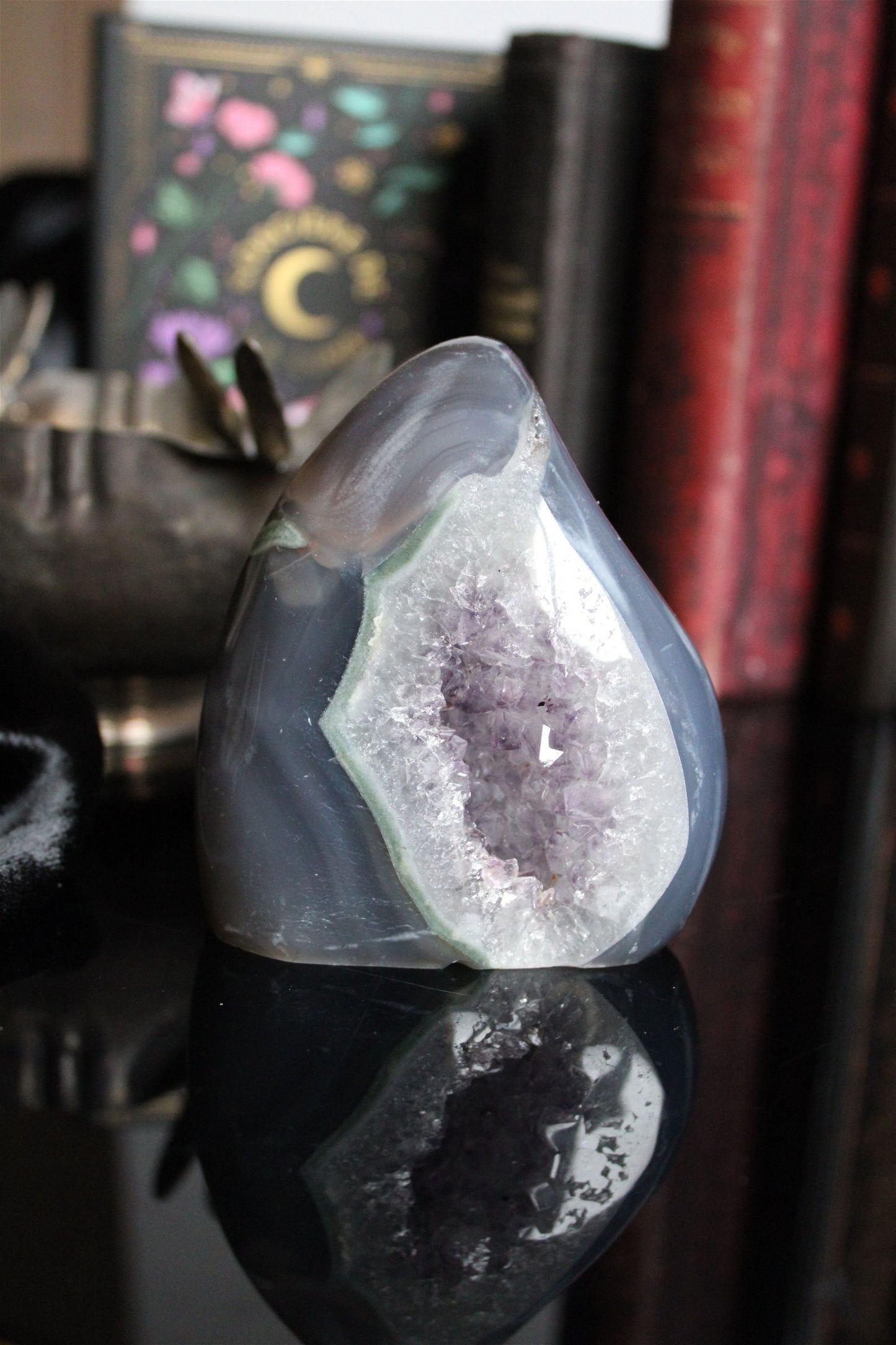 1 flamme agate améthysée - photo contractuelle - Aurore Lune