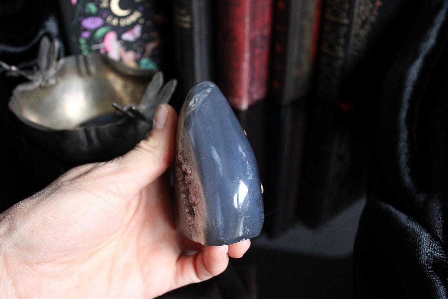 1 flamme agate améthysée - photo contractuelle - Aurore Lune