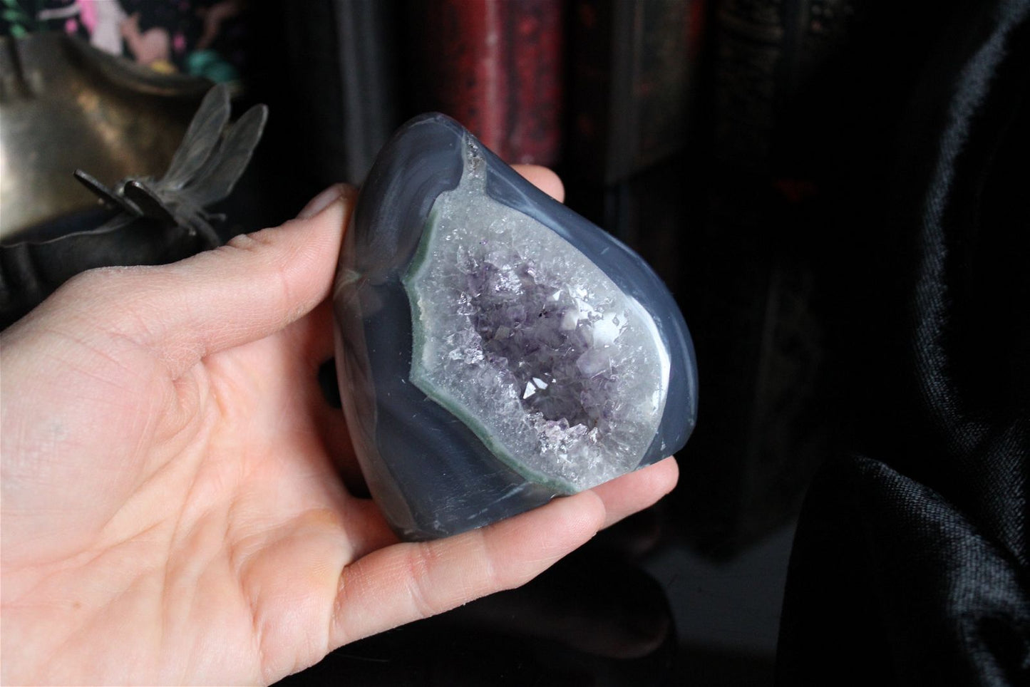 1 flamme agate améthysée - photo contractuelle - Aurore Lune