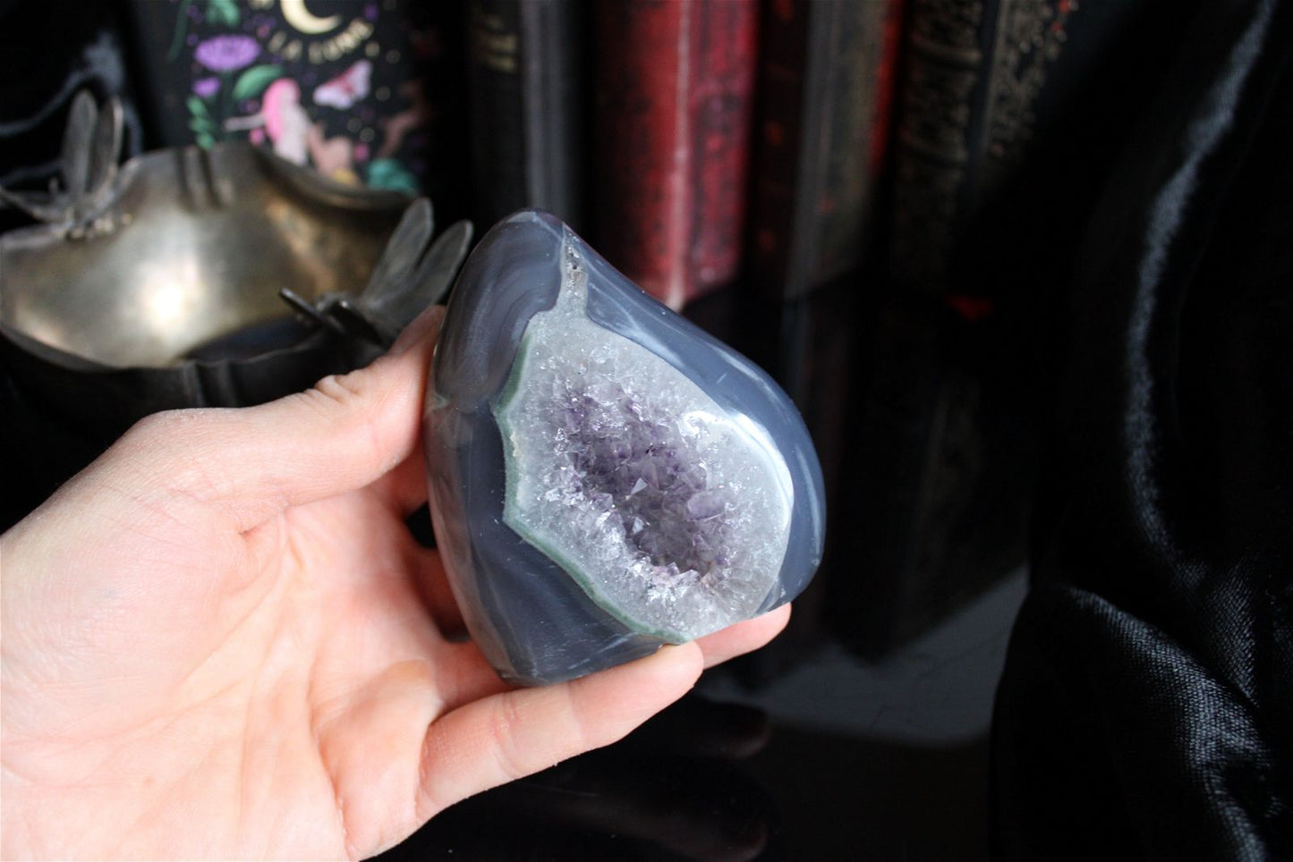 1 flamme agate améthysée - photo contractuelle - Aurore Lune