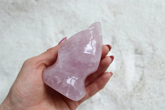 1 flamme en quartz rose - COLISSIMO ou MONDIAL RELAY - Aurore Lune