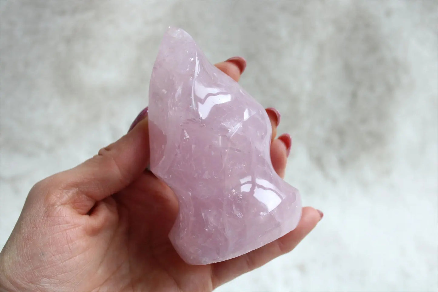 1 flamme en quartz rose - COLISSIMO ou MONDIAL RELAY - Aurore Lune