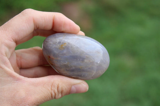 1 galet de quartz lavande 6 cm - Aurore Lune