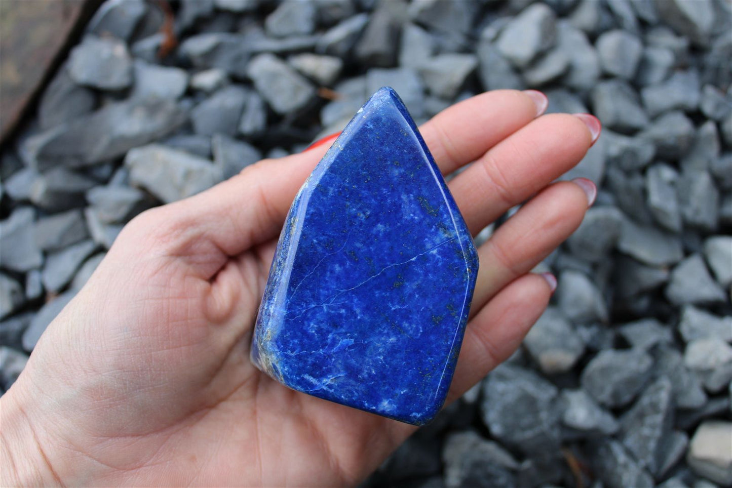 1 lapis lazuli à poser - Aurore Lune