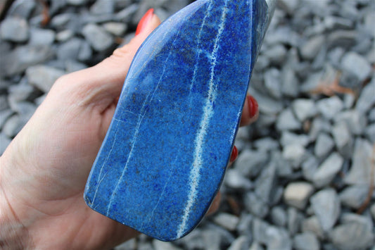 1 lapis lazuli à poser - Aurore Lune