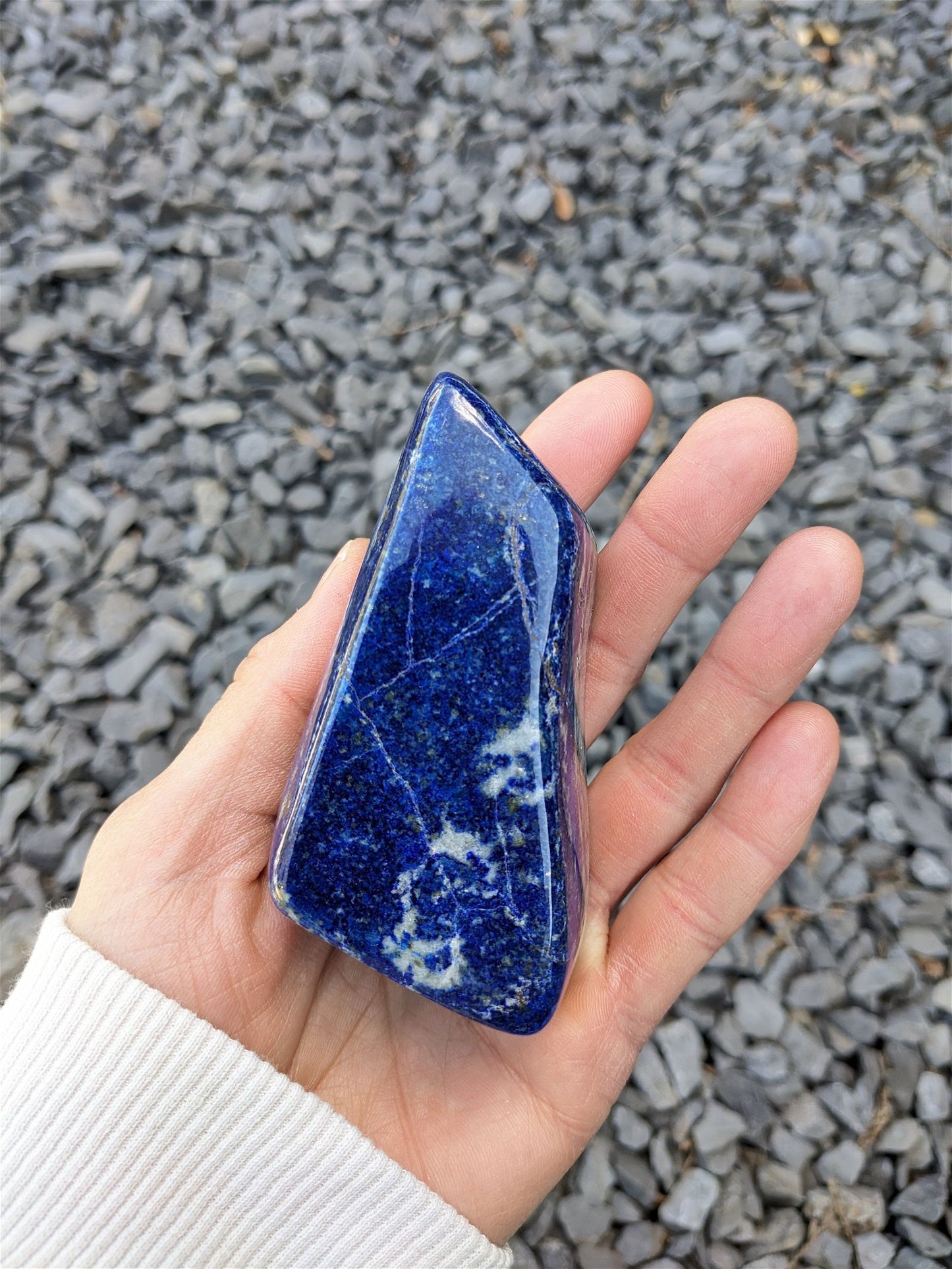 1 lapis lazuli à poser - Aurore Lune