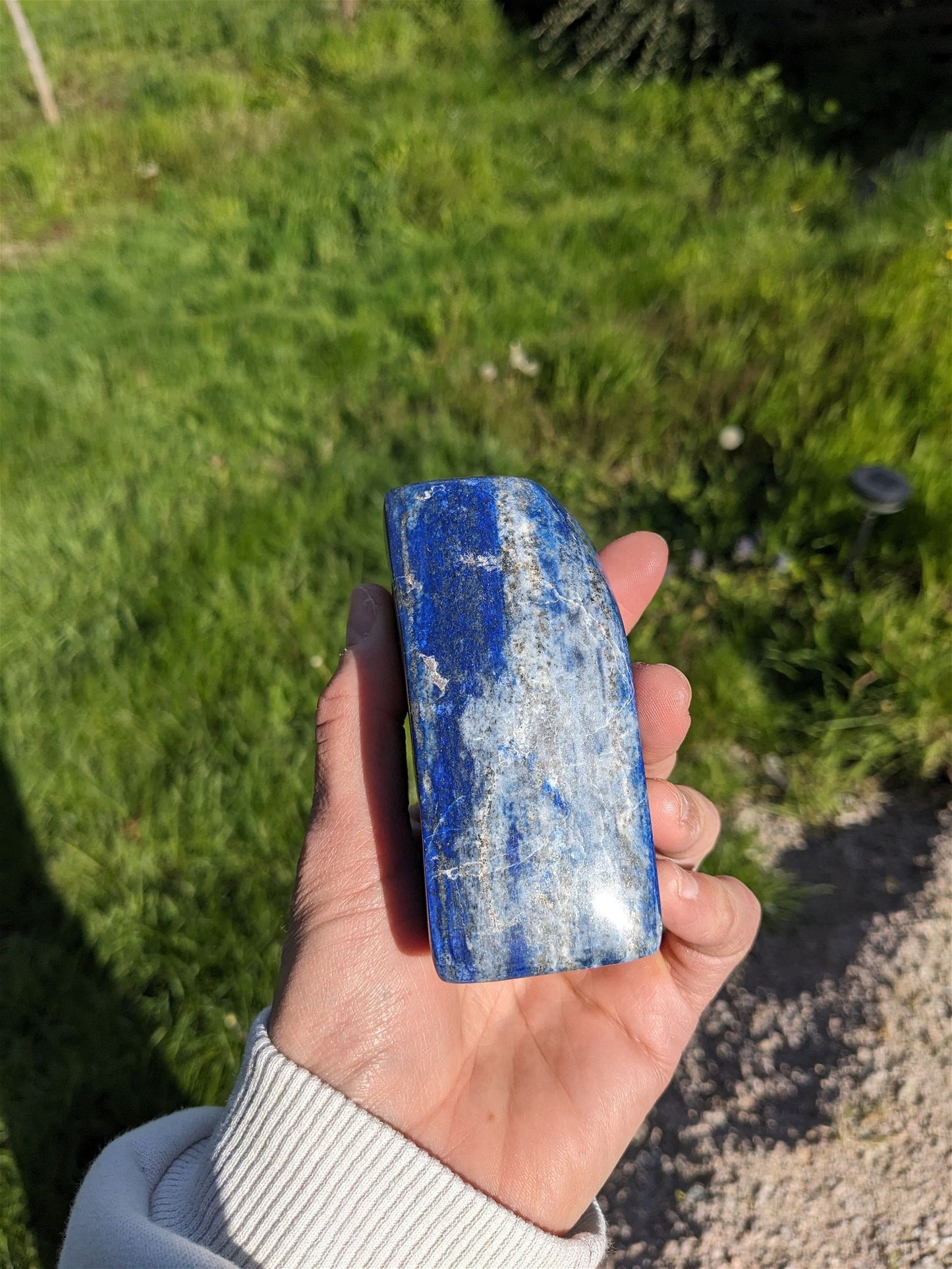 1 lapis lazuli à poser - Aurore Lune