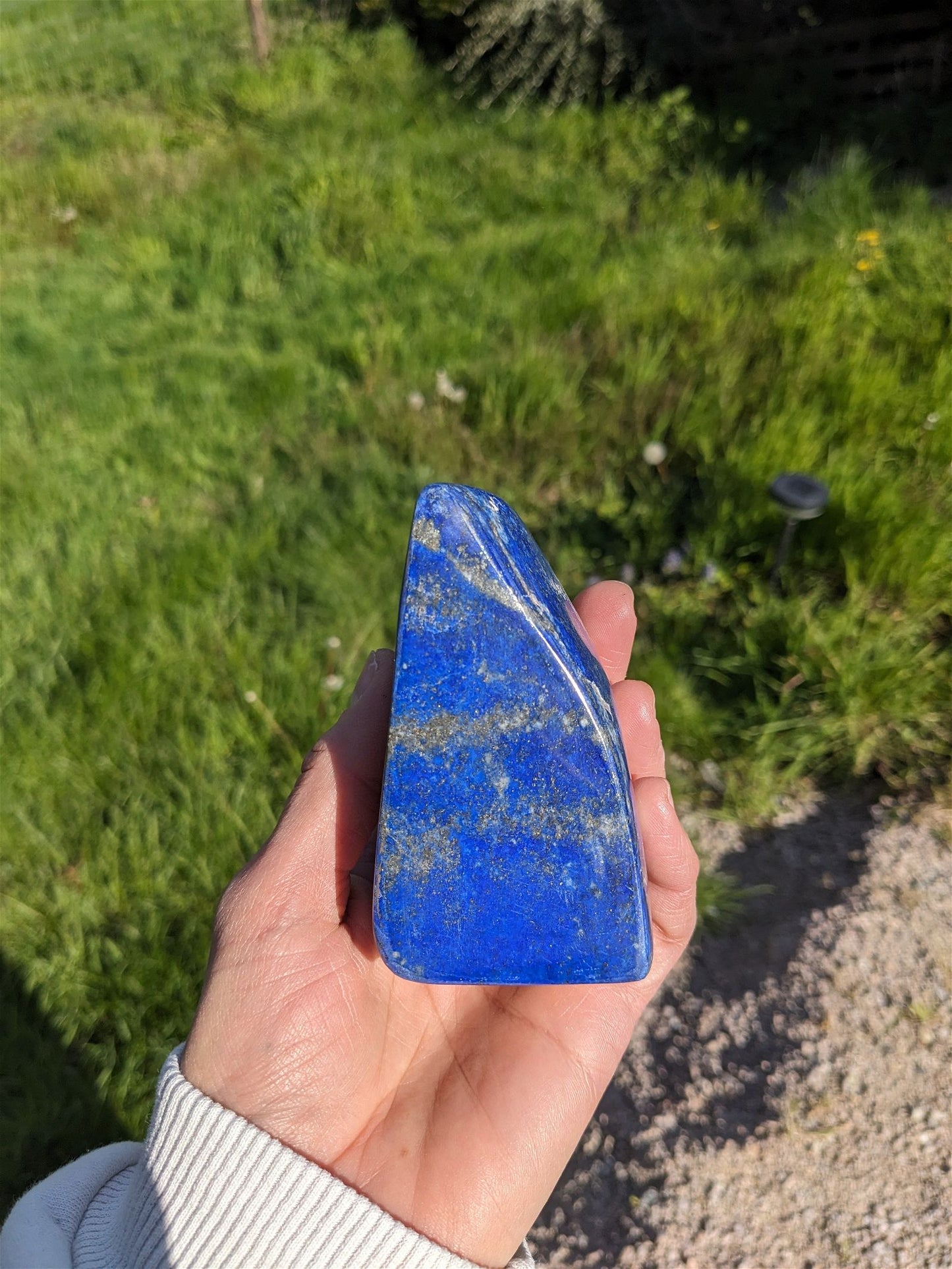 1 lapis lazuli à poser - Aurore Lune