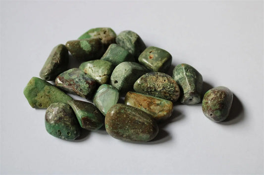 1 lot de 18 perles en chrysoprase photo contractuelle - Aurore Lune