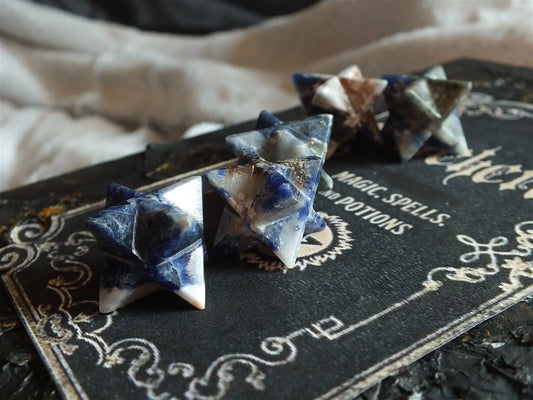 1 merkaba en sodalite - Aurore Lune