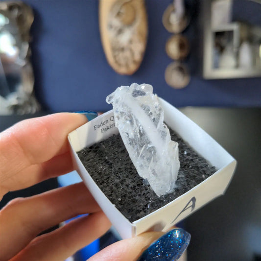 1 quartz à âme conforme à la photo - Aurore Lune