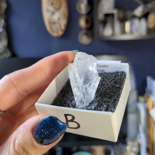 1 quartz à âme conforme à la photo - Aurore Lune