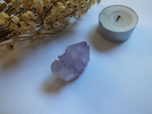 1 quartz améthyste cactus conforme à la photo - Aurore Lune