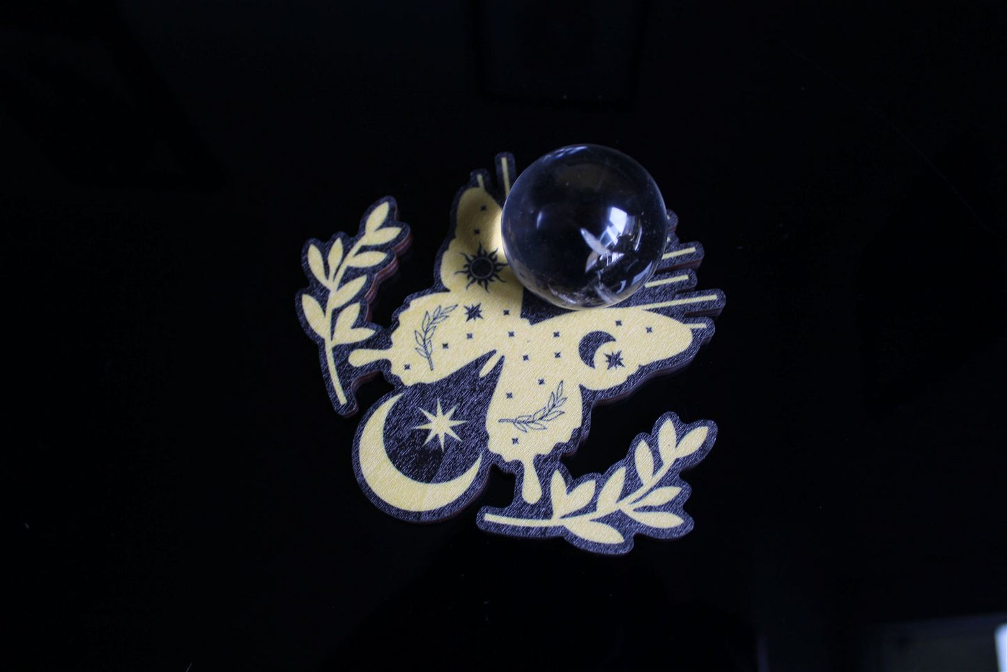 1 socle pour sphère 11 x 9.5 cm env. - Aurore Lune