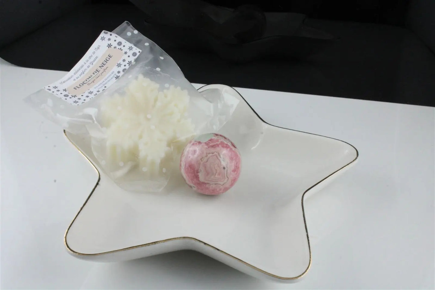1 sphère en rhodochrosite - Aurore Lune