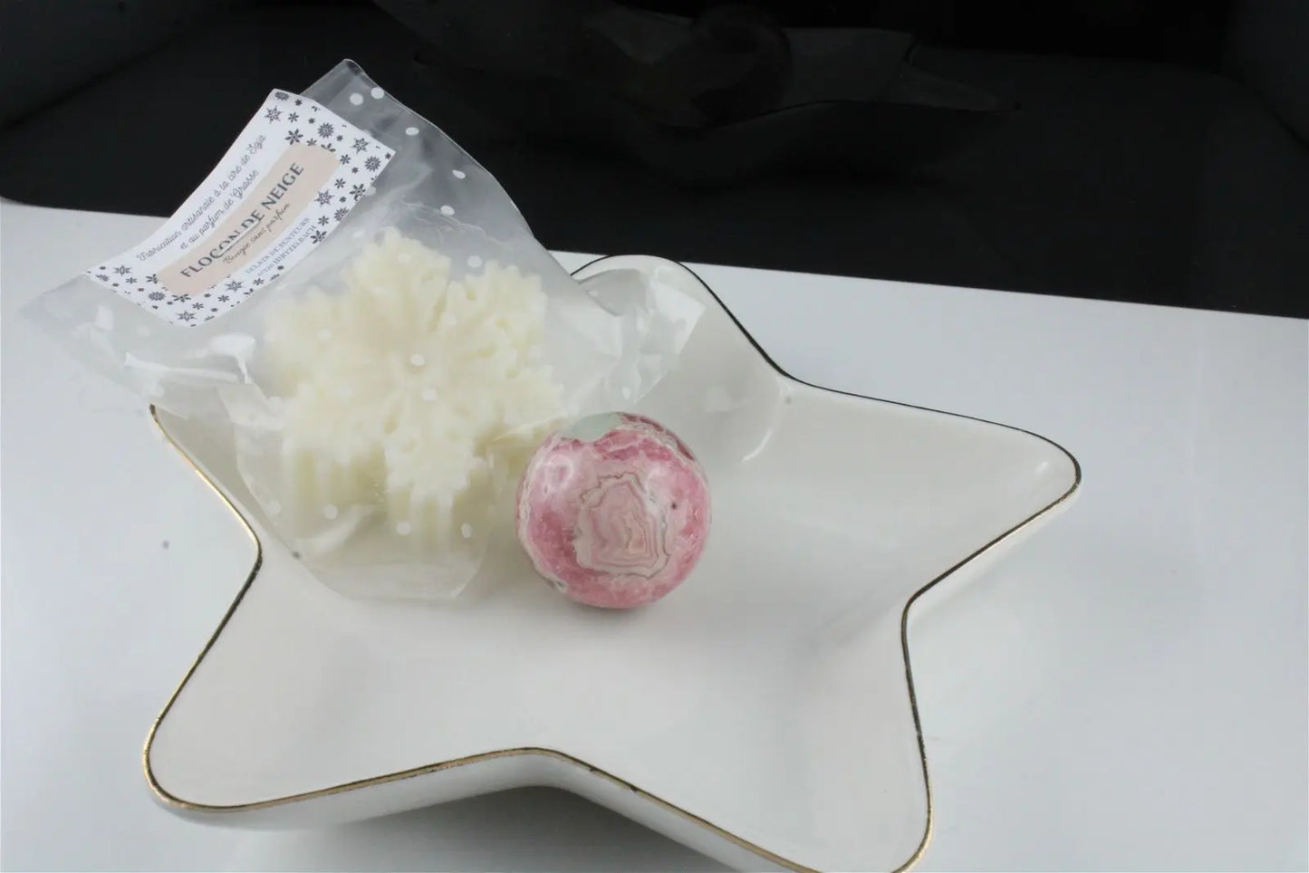 1 sphère en rhodochrosite - Aurore Lune