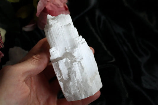 1 tour en sélénite * FORMAT COLIS * - Aurore Lune