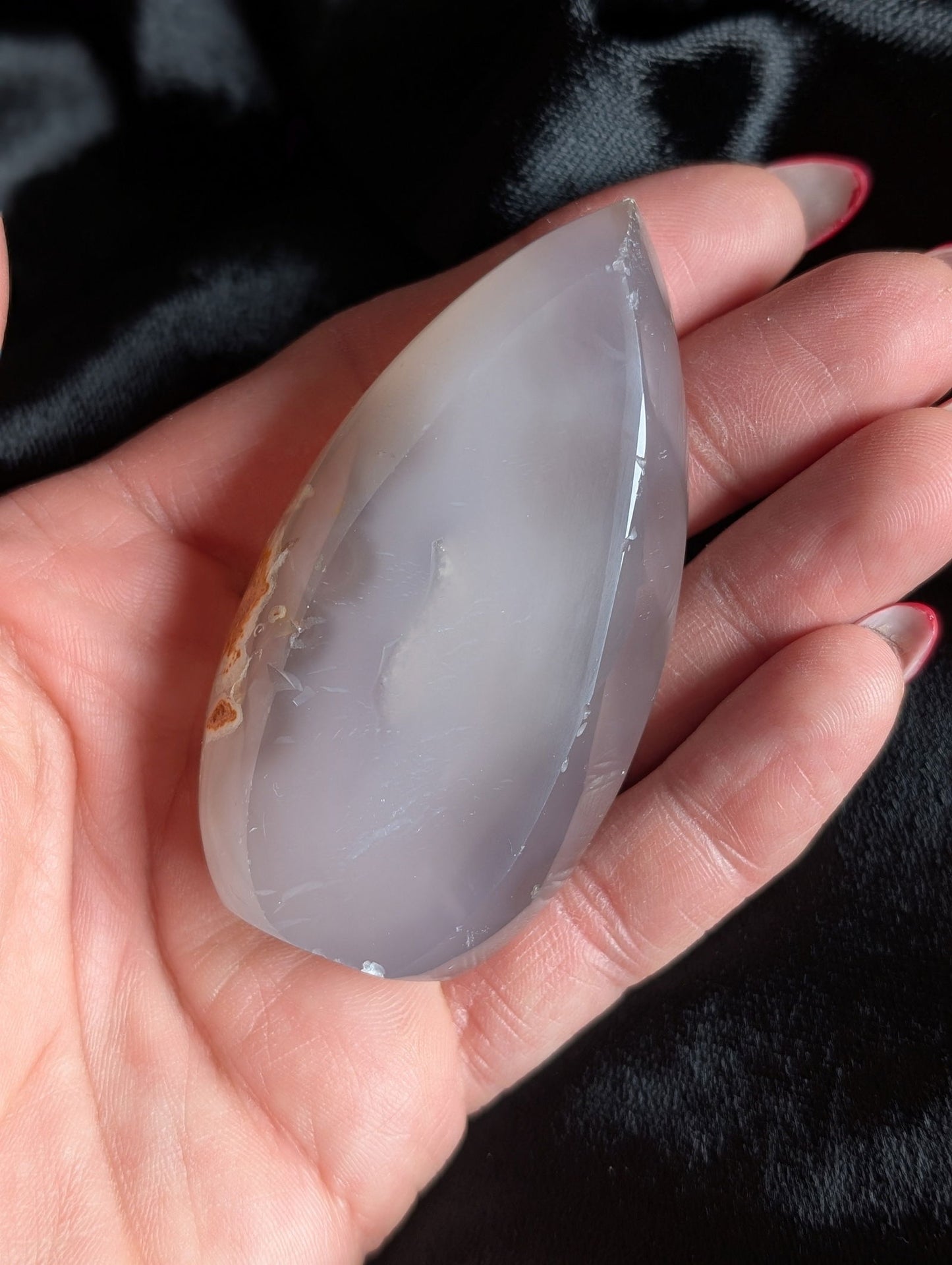 Agate cristallisée - Aurore Lune
