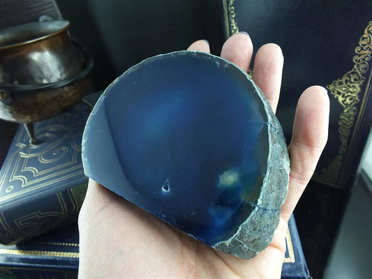 Agate teintée à poser 281 grammes - Aurore Lune