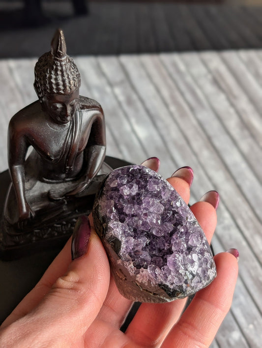 Améthyste à poser - Aurore Lune