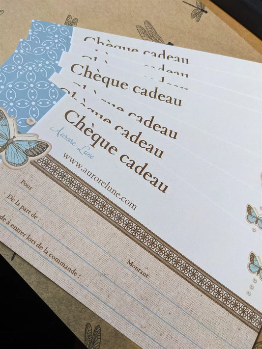 BON D'ACHAT 50 € CHEQUE CADEAU - Aurore Lune